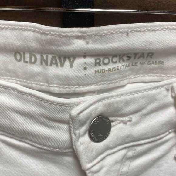 Old Navy Rockstar Mid-Rise Stretch Jeans Size 2 - Picture 4 of 5